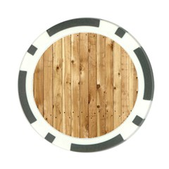 Light Wood Fence Poker Chip Card Guards by trendistuff