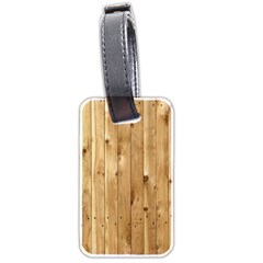 Light Wood Fence Luggage Tags (two Sides)