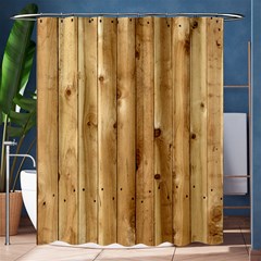 Light Wood Fence Shower Curtain 60  X 72  (medium) 