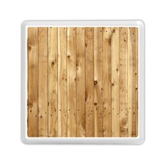 Light Wood Fence Memory Card Reader (square) 