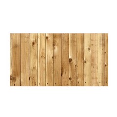 Light Wood Fence Satin Wrap