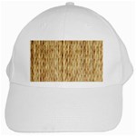 LIGHT BEIGE BAMBOO White Cap