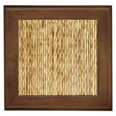 Light Beige Bamboo Framed Tiles by trendistuff