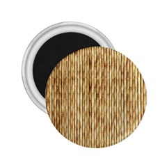 Light Beige Bamboo 2 25  Magnets by trendistuff