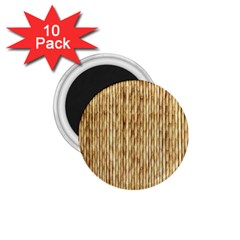 Light Beige Bamboo 1 75  Magnets (10 Pack)  by trendistuff