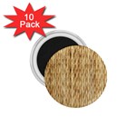 LIGHT BEIGE BAMBOO 1.75  Magnets (10 pack) 