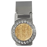 LIGHT BEIGE BAMBOO Money Clips (CZ) 