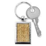 LIGHT BEIGE BAMBOO Key Chains (Rectangle) 