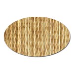 LIGHT BEIGE BAMBOO Oval Magnet