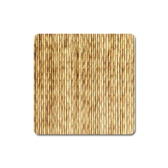 Light Beige Bamboo Square Magnet by trendistuff