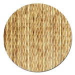 LIGHT BEIGE BAMBOO Magnet 5  (Round)