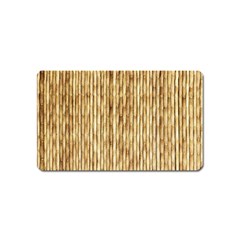 Light Beige Bamboo Magnet (name Card)