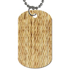 Light Beige Bamboo Dog Tag (one Side) by trendistuff