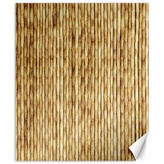 Light Beige Bamboo Canvas 8  X 10  by trendistuff