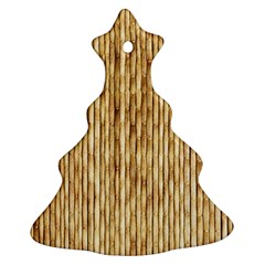 Light Beige Bamboo Ornament (christmas Tree) by trendistuff