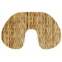 Light Beige Bamboo Travel Neck Pillows