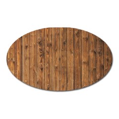 Knotty Wood Oval Magnet by trendistuff