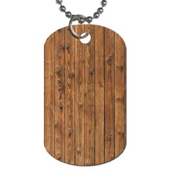 Knotty Wood Dog Tag (two Sides) by trendistuff