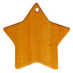 Honey Maple Ornament (star)  by trendistuff