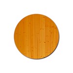 HONEY MAPLE Rubber Round Coaster (4 pack)  Front