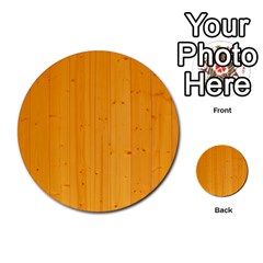 Honey Maple Multi-purpose Cards (round)  by trendistuff