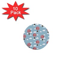 Hot Air Balloon 1  Mini Buttons (10 Pack) 