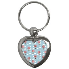 Hot Air Balloon Key Chains (heart)  by Kathrinlegg