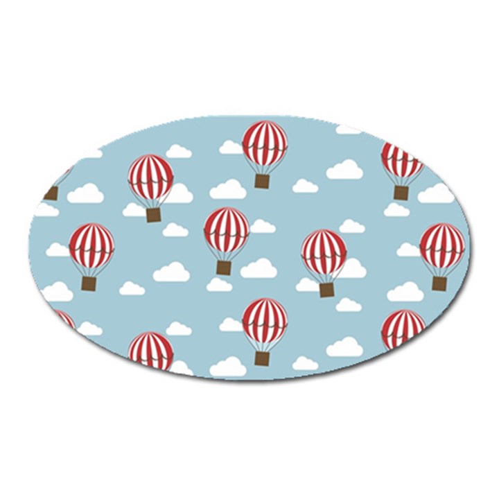 Hot Air Balloon Oval Magnet