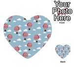 Hot Air Balloon Multi-purpose Cards (Heart)  Back 3