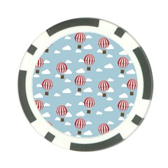 Hot Air Balloon Poker Chip Card Guards (10 Pack) 