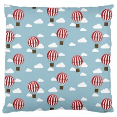 Hot Air Balloon Large Flano Cushion Cases (one Side) 