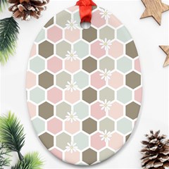 Spring Bee Ornament (oval) 