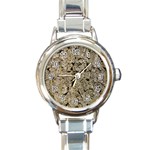 GREY TREE BARK Round Italian Charm Watches