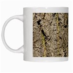 GREY TREE BARK White Mugs