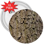 GREY TREE BARK 3  Buttons (10 pack) 