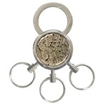 GREY TREE BARK 3-Ring Key Chains