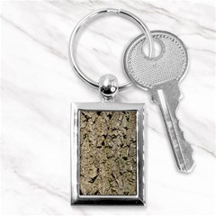 Grey Tree Bark Key Chains (rectangle) 