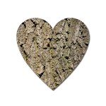 GREY TREE BARK Heart Magnet