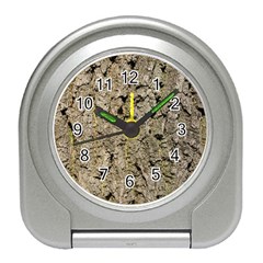 Grey Tree Bark Travel Alarm Clocks