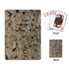 Grey Tree Bark Playing Card by trendistuff