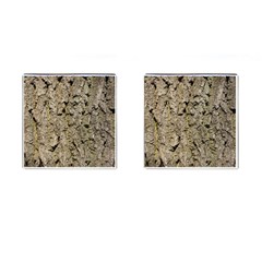 Grey Tree Bark Cufflinks (square) by trendistuff