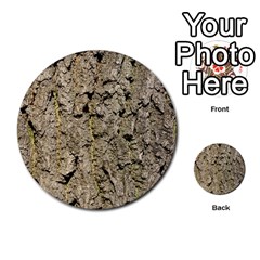 Grey Tree Bark Multi-purpose Cards (round)  by trendistuff