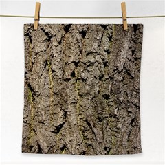 Grey Tree Bark Face Towel by trendistuff