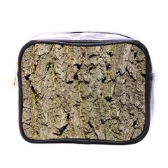 Grey Tree Bark Mini Toiletries Bags by trendistuff