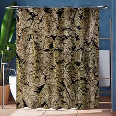 Grey Tree Bark Shower Curtain 60  X 72  (medium) 