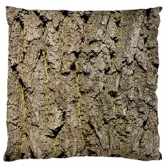 Grey Tree Bark Standard Flano Cushion Cases (one Side)  by trendistuff