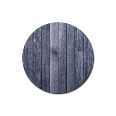 Grey Fence Rubber Round Coaster (4 Pack) 