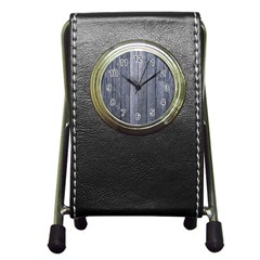 Grey Fence Pen Holder Desk Clocks by trendistuff