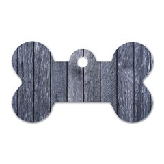 Grey Fence Dog Tag Bone (one Side)