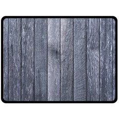 Grey Fence Fleece Blanket (large)  by trendistuff